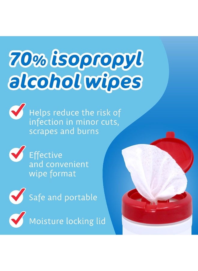 Pharma-C-Wipes 70% Isopropyl Alcohol Wipes (1 Canister of 40 Wipes) - Image 3
